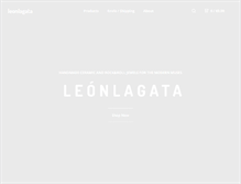 Tablet Screenshot of leonlagata.com